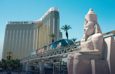 Find cars to rent with Budget at the Luxor Hotel in Las Vegas, Nevada