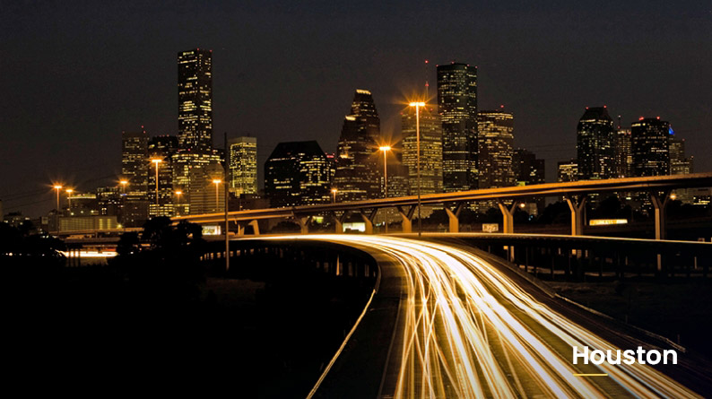 Hertz branches for car rentals in Houston, Texas