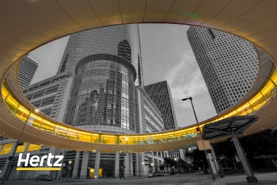 How to get to the main Hertz branches for car rentals in Houston, Texas