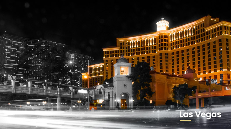 Localidades principales para rentar un coche Hertz en Las Vegas