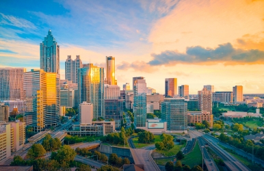 National car rentals in downtown Atlanta