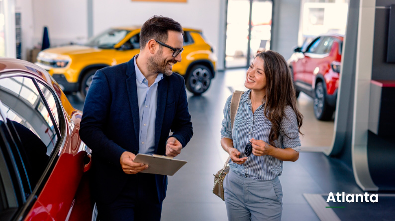 How many branches does National Rent a Car have in Atlanta?